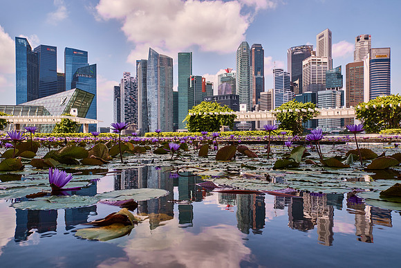 Singapore Bayfront Skyline, Mar 2023